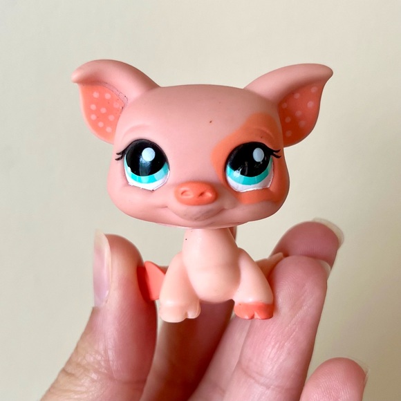 Littlest Pet Shop Other - Littlest Pet Shop (LPS) #1220 Pink Pig